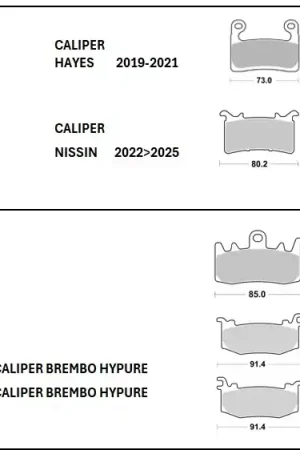 BRAKING - P2R994-RACING PAD SUPER SINTERED - Brake Pads - Super Sintered Express Levering
